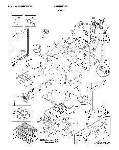 Body Diagram and Parts List for CGEH3047VFC  Frigidaire Range