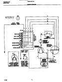 WIRING DIAGRAM Diagram and Parts List for WAK103F1V2  Frigidaire Air Conditioner