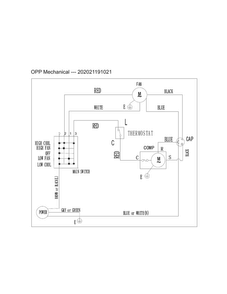 Wiring Diagram Diagram and Parts List for FRA052XT751  Frigidaire Air Conditioner