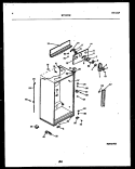 CABINET PARTS Diagram and Parts List for RT17F7YX4B  Gibson Refrigerator