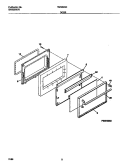 DOOR Diagram and Parts List for TEF352SCWD  Tappan Range
