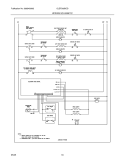 WIRING SCHEMATIC Diagram and Parts List for GLEF369DCD  Frigidaire Range