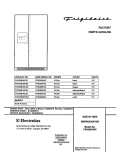 COVER Diagram and Parts List for FRS26BH6CW2  Frigidaire Refrigerator