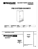 COVER Diagram and Parts List for ER163  Frigidaire Freezer