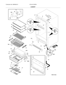 Part Location Diagram of 297387705 Frigidaire GRILLE/KICKPLATE