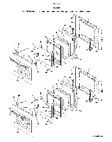 Doors Diagram and Parts List for 79040253413  Kenmore Wall Oven