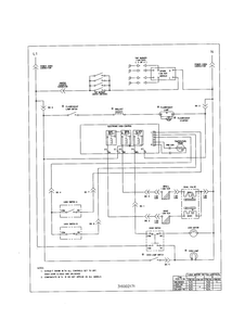 Wiring Diagram Diagram and Parts List for TGF375BHBB  Tappan Range