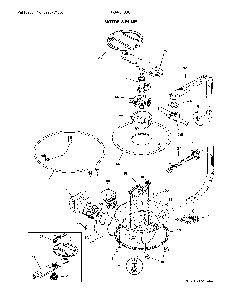 Motor & pump Diagram and Parts List for FGIP2468UD2A  Frigidaire Dishwasher