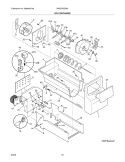 ICE CONTAINER Diagram and Parts List for WRS3R3EW0  Westinghouse Refrigerator