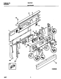 Part Location Diagram of 318013440 Frigidaire OVERLAY