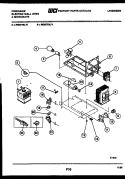 POWER CONTROL Diagram and Parts List for REM77BLB0  Frigidaire Microwave Oven Combo