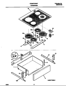 Frigidaire Fes367cesd 1 Diagram and Parts List for FES367CESD V2 Frigidaire Range