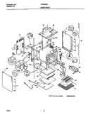 LOWER BODY Diagram and Parts List for TEO356BFW3  Tappan Range