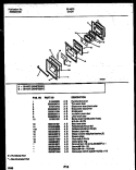 DOOR PARTS Diagram and Parts List for 30-4972-23-01  Tappan Range