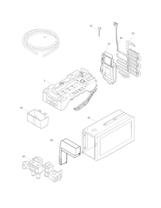 Fresh Food Ice Maker Diagram and Parts List for FPHF2399PF3  Frigidaire Refrigerator