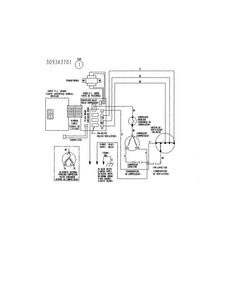 Wiring Diagram Diagram and Parts List for FAL124J1A1  Frigidaire Air Conditioner