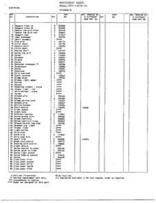 Electrical Systems Page 2 Diagram and Parts List for 43058-7A  Frigidaire Freezer