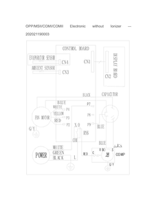 Wiring Diagram Diagram and Parts List for FFRE10W3Q17  Frigidaire Air Conditioner