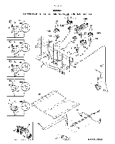 Burner Diagram and Parts List for 79074529910  Kenmore Range