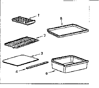 Accessories Diagram and Parts List for 5648966020  Kenmore Refrigerator