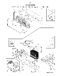 Cooling system Diagram and Parts List for 2537034341J  Kenmore Refrigerator