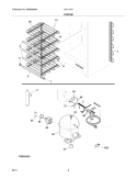 SYSTEM Diagram and Parts List for UL2110A1  Electrolux Freezer