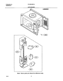 LATCH BOARD Diagram and Parts List for CPLMB186KCA  Frigidaire Microwave