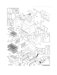 Body Diagram and Parts List for EW30IS65JSC  Electrolux Range