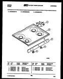 Part Location Diagram of 5376093003 Frigidaire MAIN-TOP (WHEAT)