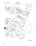 ICE CONTAINER Diagram and Parts List for FPUS2698LF1  Frigidaire Refrigerator