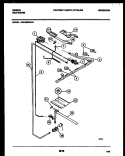 BURNER PARTS Diagram and Parts List for CGC3M4WXD  Gibson Range