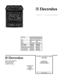 COVER Diagram and Parts List for EW30GS65GW5  Electrolux Range