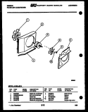 AIR HANDLING PARTS Diagram and Parts List for AL05A4EVA  Gibson Air Conditioner