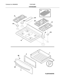 Part Location Diagram of 5304513124 Frigidaire PANEL