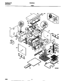 BODY Diagram and Parts List for FEB789CCTD  Frigidaire Wall Oven