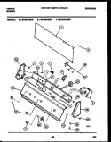 CONSOLE AND CONTROL PARTS Diagram and Parts List for 46-2850-00-02  Tappan Washer
