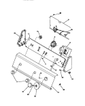 CONTROL PANEL Diagram and Parts List for MWX233RBD2  Frigidaire Washer