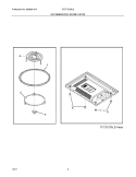 RECOMMENDED SPARE PARTS Diagram and Parts List for CFCT1278LS  Frigidaire Microwave