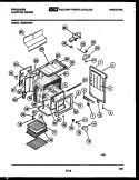 BODY PARTS Diagram and Parts List for RE36BNW2  Frigidaire Range