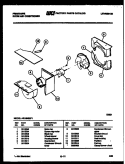 AIR HANDLING PARTS Diagram and Parts List for AR18NS2F1  Frigidaire Air Conditioner
