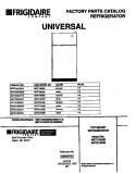 TOP MOUNT REFRIGERATOR Diagram and Parts List for MRT19GNBW2  Frigidaire Refrigerator