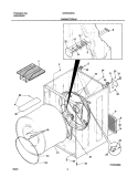 CABINET / DRUM Diagram and Parts List for GGR442AS4  Gibson Dryer