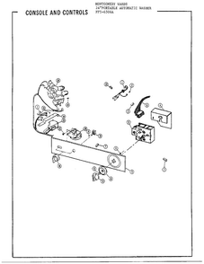 24` Portable/console And Controls Diagram and Parts List for 6506A  Frigidaire Washer