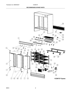 Part Location Diagram of 5304493314 Frigidaire COMPRESSOR
