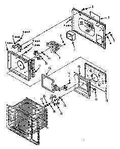 Cavity Parts-b Diagram and Parts List for 5648896280  Kenmore Microwave