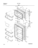 DOORS Diagram and Parts List for GRT17G4BQ1  Gibson Refrigerator