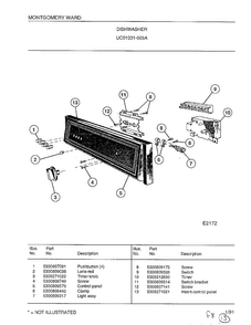 Part Location Diagram of 154053901 Frigidaire DISCONTINUED