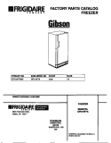 COVER Diagram and Parts List for GFU16F7AW5  Gibson Freezer