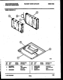 UNIT PARTS Diagram and Parts List for WAS147P1A1  Frigidaire Air Conditioner