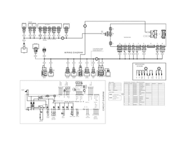 Wiring Diagram Diagram and Parts List for FPID2498SF0A  Frigidaire Dishwasher